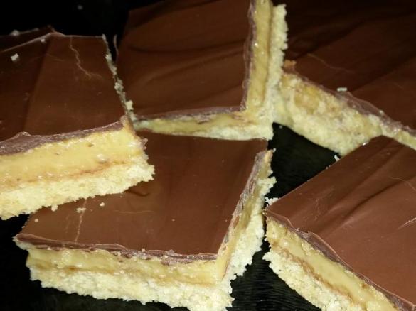 Chocolate Caramel Slice ( makes 2 slabs)