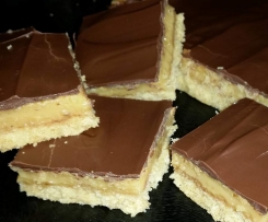 Chocolate Caramel Slice ( makes 2 slabs)