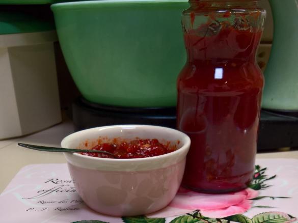 Capsicum, Tomato and Chilli Chutney