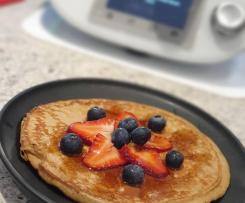 Healthy Banana & Oat Protein Pancakes