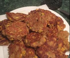 Tuna & Corn Fritters - Coles recipe- almost