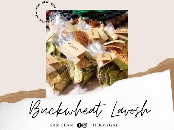 Buckwheat Lavosh Bread