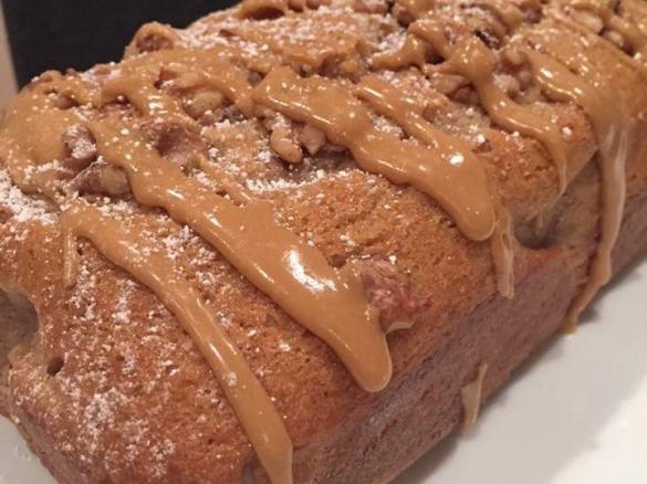 Coffee, Date and Walnut Loaf