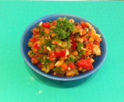 Mushroom Capsicum Salad