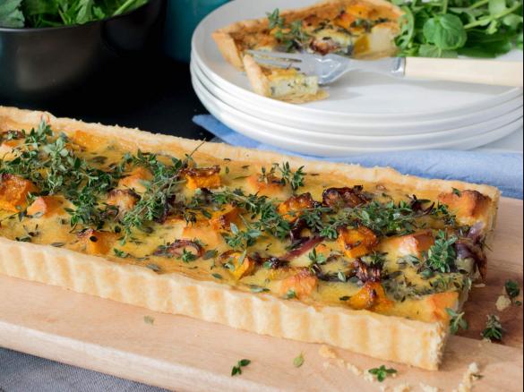 Roast Pumpkin & Goat's Cheese Tart