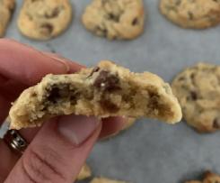 Tash's Tofu Peanut Butter Choc Chip Cookies