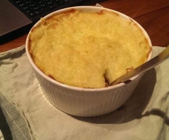 Leftover Sausage Shepherds Pie