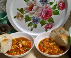 Chilli Chicken and Chick Peas 