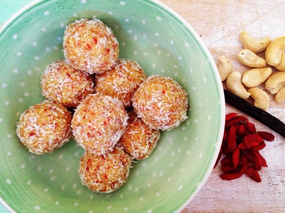 Coconut, Cashew & Goji Bliss Balls