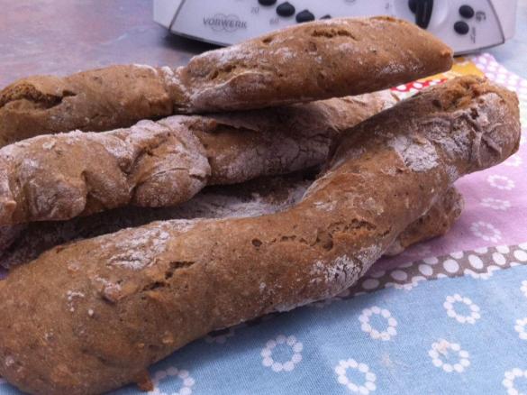 Wattleseed and Spelt Baguettes