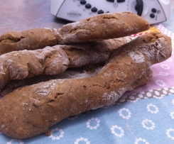 Wattleseed and Spelt Baguettes