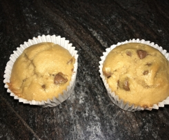 Choc Chip Peanut Butter Muffins