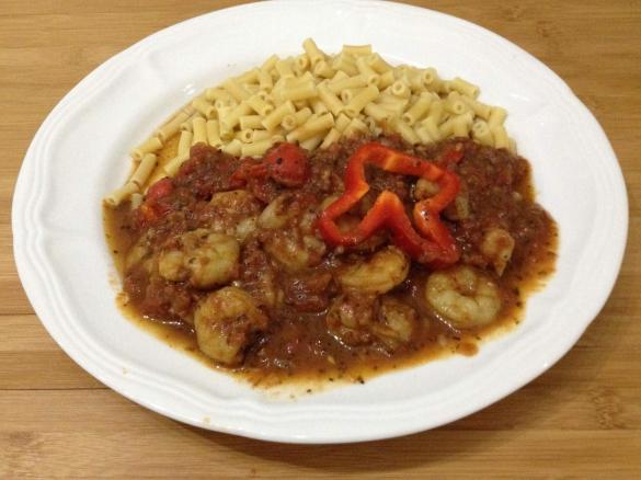 Prawns in Spicy Tomatoe Sauce