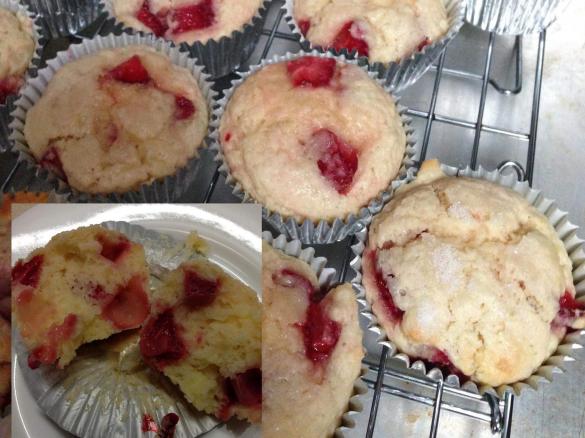 Strawberry Lemonade Muffins