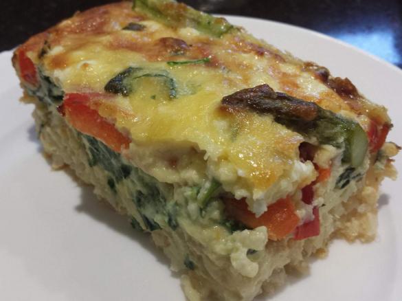 Rice & Veggie Quiche