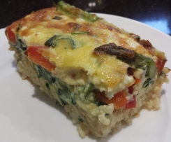 Rice & Veggie Quiche