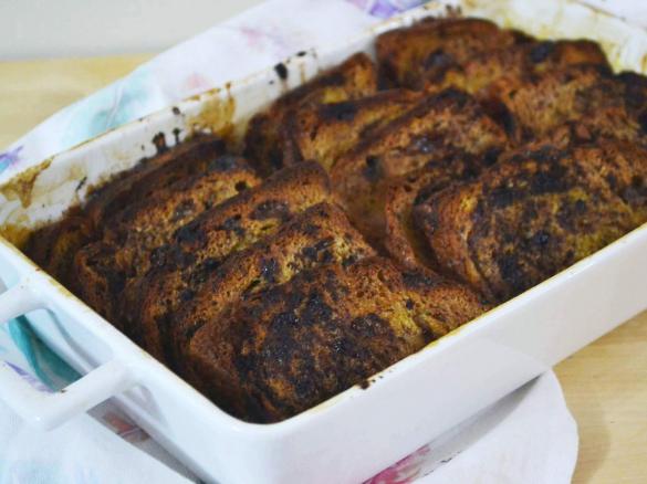 Chocolate Bread and Butter Pudding Taela-Made