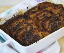 Chocolate Bread and Butter Pudding Taela-Made