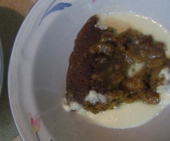 Kirls Pudding with Butterscotch Sauce