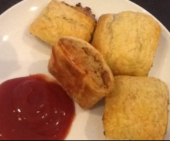 Yummy Meat free Sausage Rolls