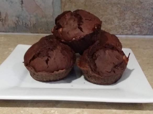 Chocolate Pear Muffins