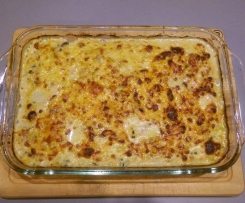 Mushroom and Chives Potato Bake