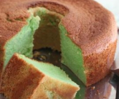 Pandan Chiffon Cake