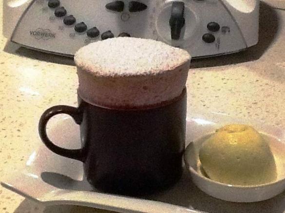 Strawberry bubblegum souffle