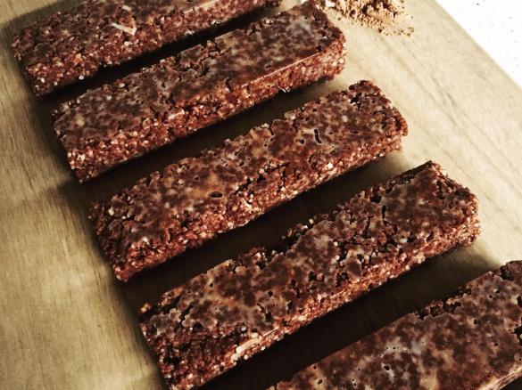 Raw Lamington Snack Bars
