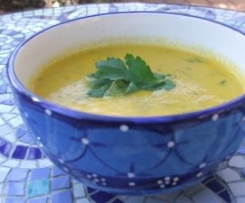 Carrot, Coconut and Coriander Soup