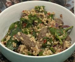 Clean Thai Beef Salad with Brown Rice