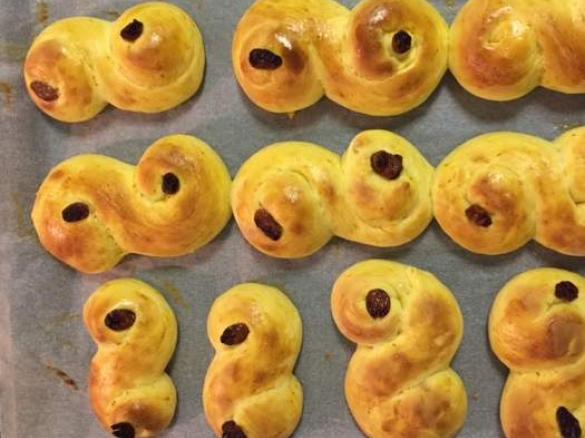 Ola's Swedish Saffron Bread (Lussekatter)