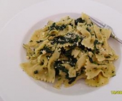 Pasta with Spinach (Pasta Verdura)