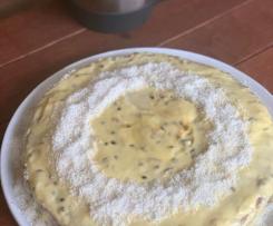 Passionfruit and coconut cake
