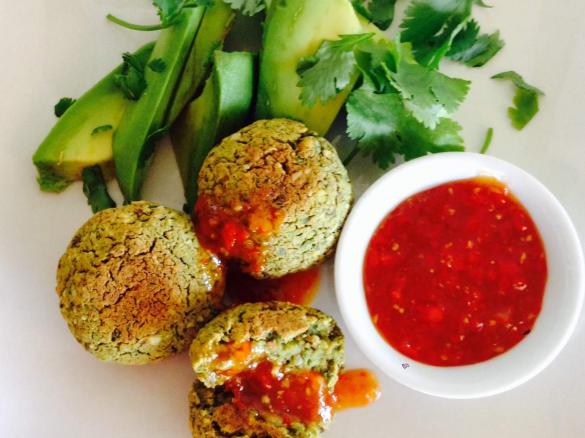 Falafel & Sweet Chilli Sauce 