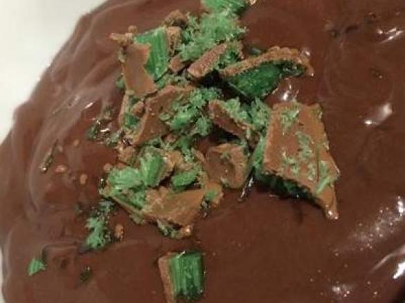 Choc Mint Peppermint Crisp Custard