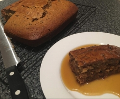 Sticky date cake with caramel sauce