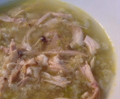 Quinoa Cauli Chicken Soup