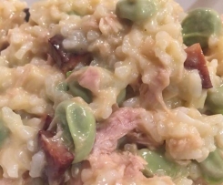 Tuna, Chorizo & Broad Bean Risotto
