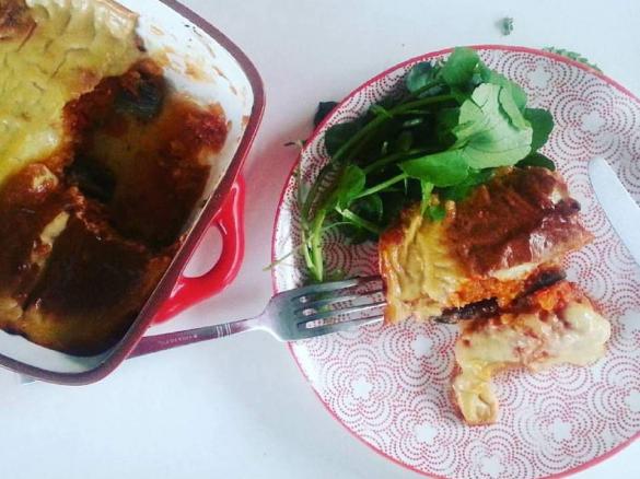 Lentil Moussaka (vegan)