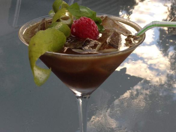 Strawberry, Lime & Basil Mocktail