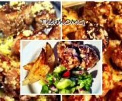 Cheese and onion meatballs