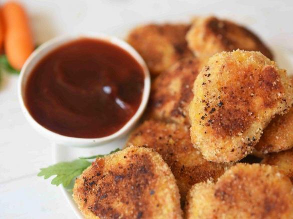 Chicken and (hidden) vegetable nuggets
