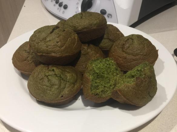 Green Smoothie Banana Muffins