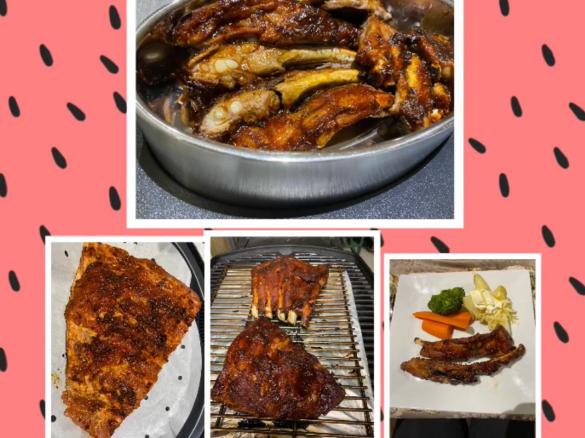 Double cooked Pork Ribs