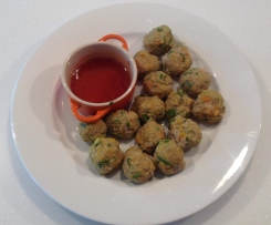 Vietnamese Lemongrass & Pork Balls with Dipping Sauce (Varoma Steamed)