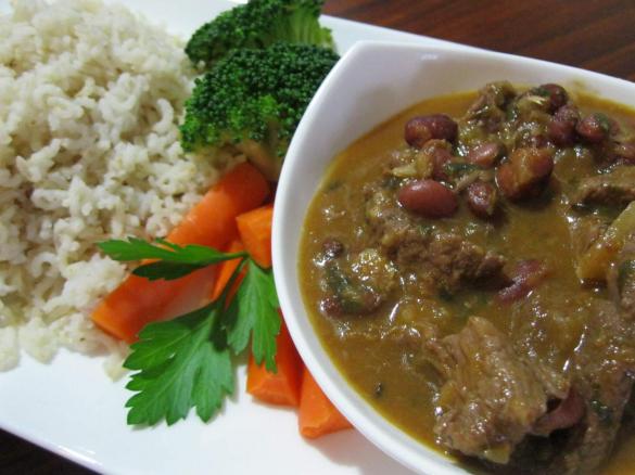 Honey Beef and Beans