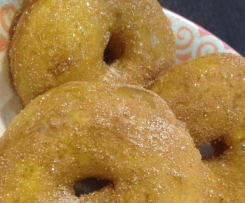 Glazed Pumpkin Doughnuts