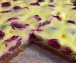 Sour Cream Cherry Slice