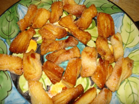 Lovely quick puff pastry fans